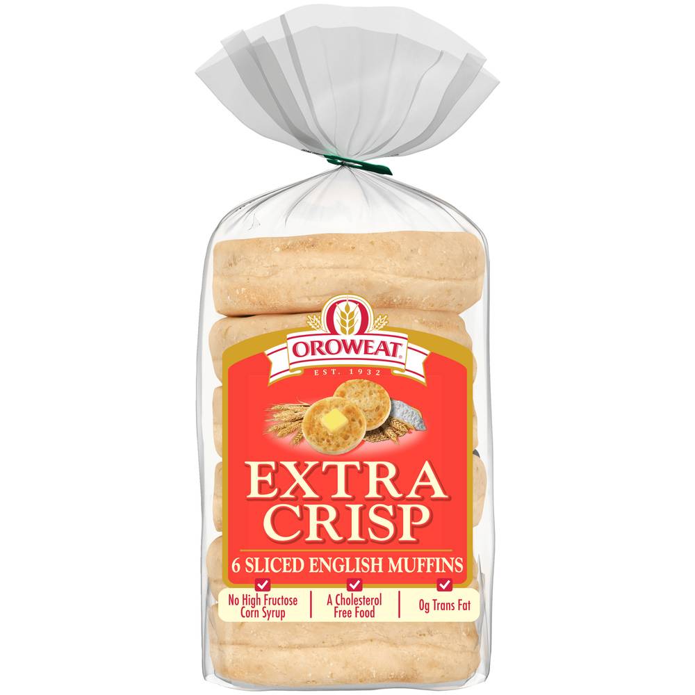 Oroweat Extra Crisp English Muffins (12.5 oz)