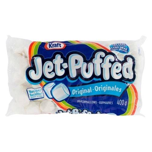 Jet-puffed guimauves blanches original white marshmallows