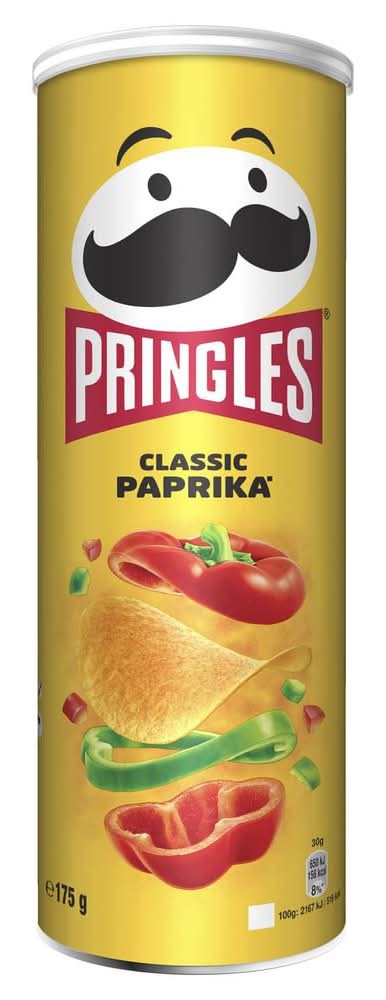 Pringles - Chips tuiles classique, paprika (175g)