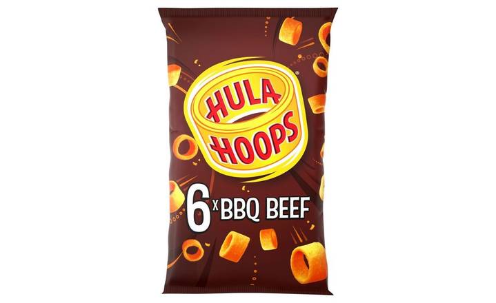 Hula Hoops BBQ Beef Multipack Crisps 6 pack (395120)