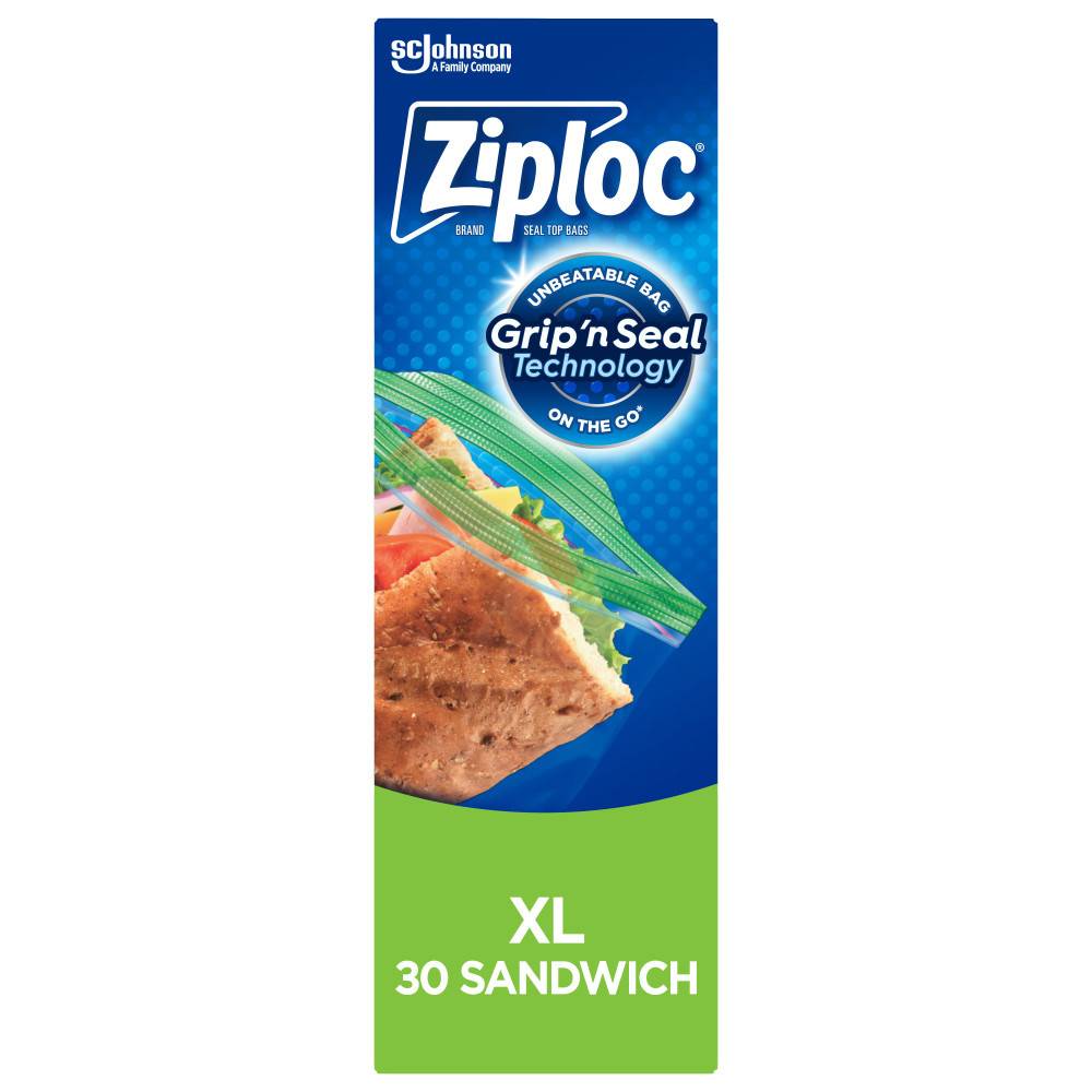 Ziploc Grip'n Seal Xl Sandwich