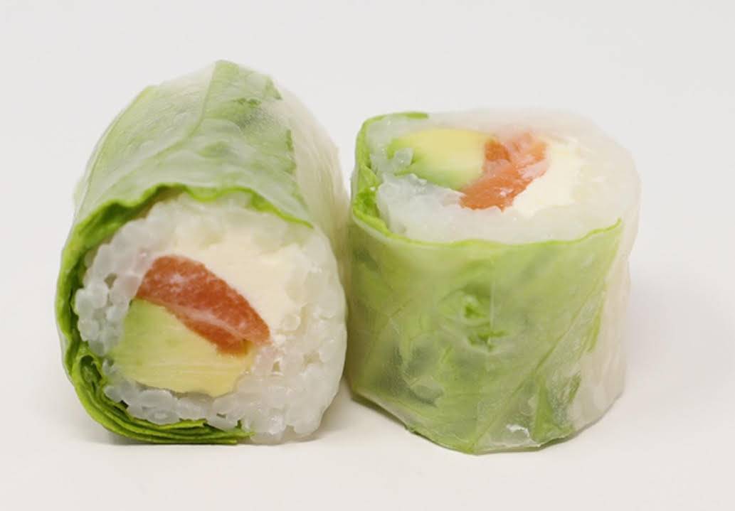 85- Spring roll saumon cheese avocat