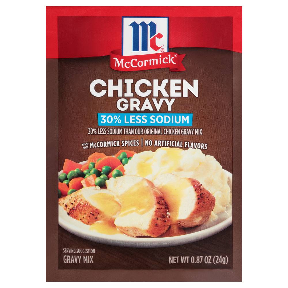 McCormick 30% Less Sodium Chicken Gravy Seasoning Mix (0.87 oz)