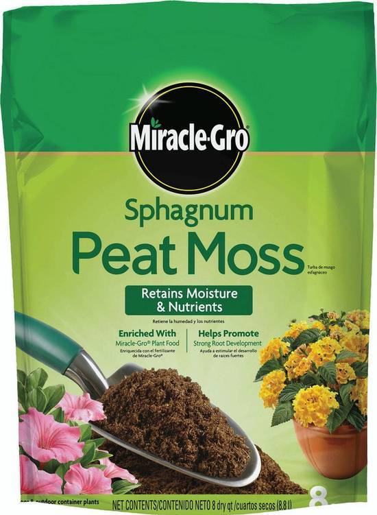 Miracle-Gro Sphagnum Peat Moss (8 quarts)