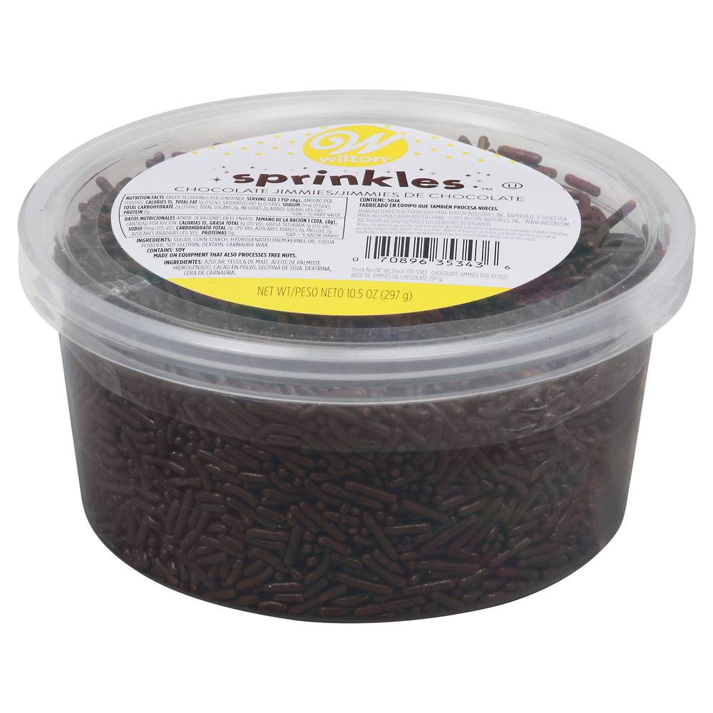 Wilton Chocolate Jimmies Sprinkles