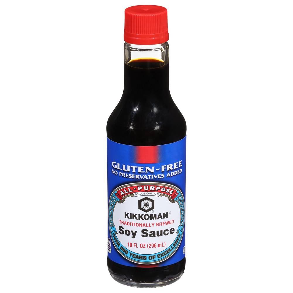 Kikkoman Gluten Free Traditionally Brewed Soy Sauce (10 fl oz)