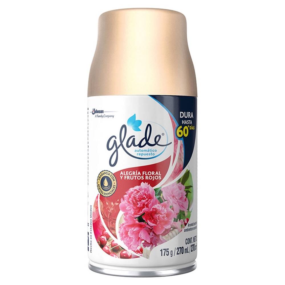 Glade aromatizante deleite floral (aerosol 175 g)