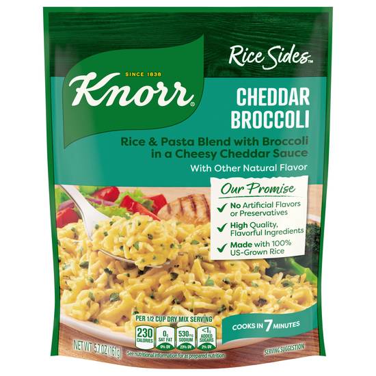 Knorr Rice Sides Cheddar Broccoli Rice & Pasta Blend