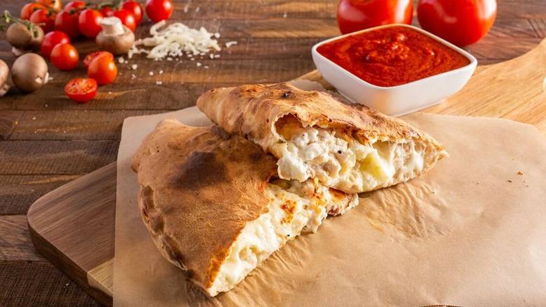 Roasted Garlic Chicken Calzone