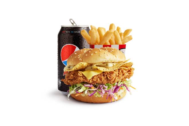 Zinger® Crunch Burger™ Combo