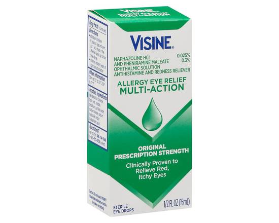 Visine · Antihistamine Multi-Action Allergy Relief Eye Drops (0.5 fl oz)