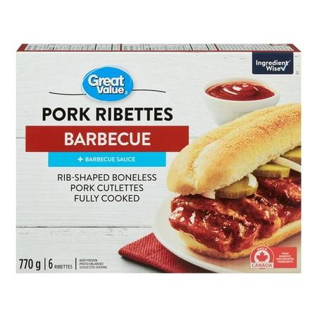 Great Value Pork Ribettes (barbecue)