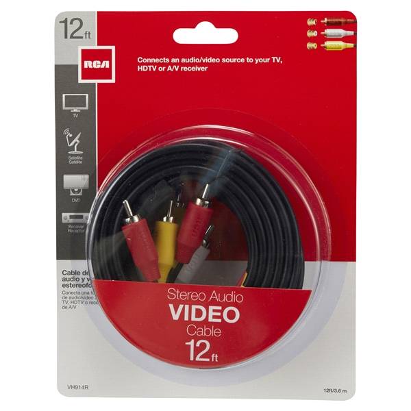 RCA 12Ft Audio/Video Cable