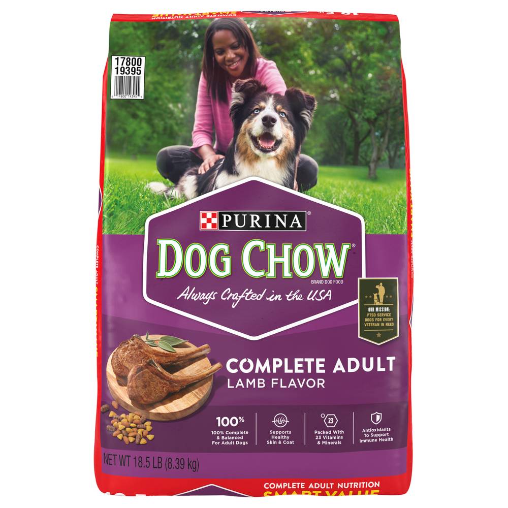 Purina Dog Chow Complete Adult Lamb Dog Food (18.5 lbs)