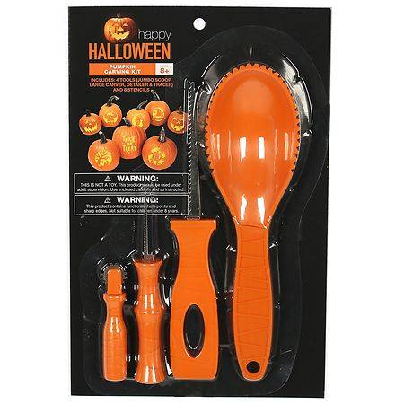 Festive Voice Happy Halloween Pumpkin Carving Kit