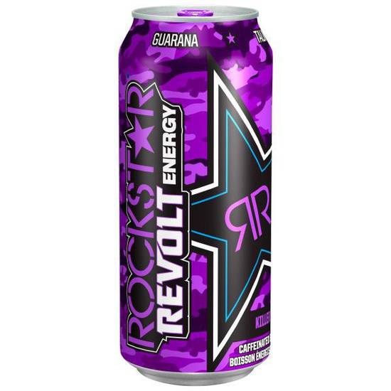 Rockstar rockstar revolt killer grape (473ml) - revolt killer grape energy drink (473 ml)