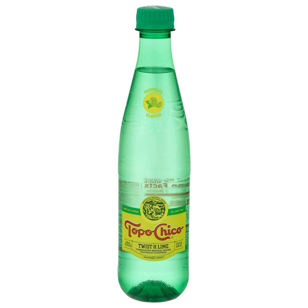 Topo Chico Twist Of Lime Carbonated Mineral Water (15.5 fl oz)