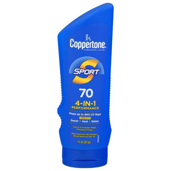 Coppertone Sport 4-in-1 Performance Sunscreen Spf 70 (7 fl oz)