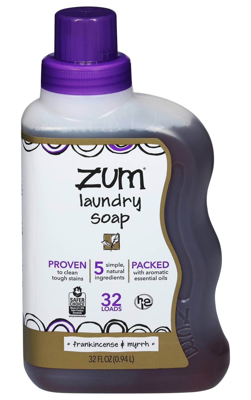 Zum Frankincense & Myrrh Aromatherapy Laundry Soap (32 fl oz)