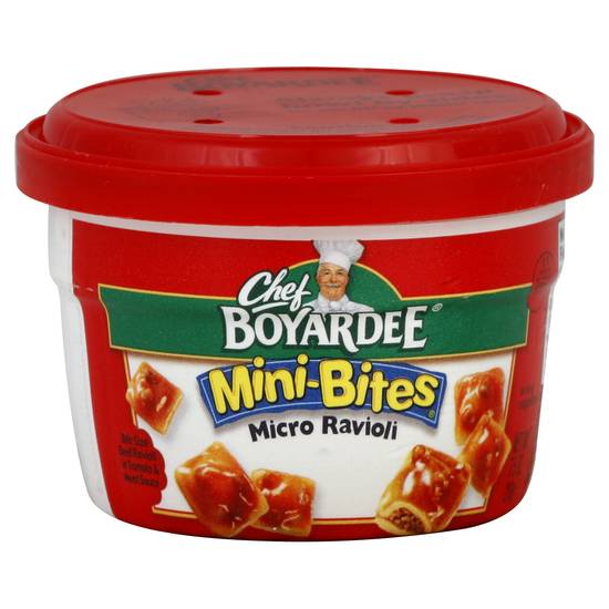 Chef Boyardee Mini Micro Beef Ravioli in Tomato & Meat Sauce
