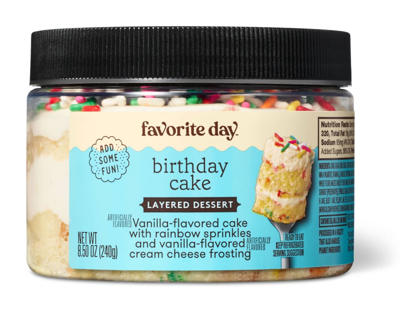 Favorite Day Birthday Cake Layered Dessert, Vanilla (8 oz)