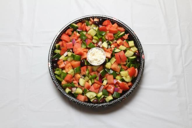 Tray of Greek Salad