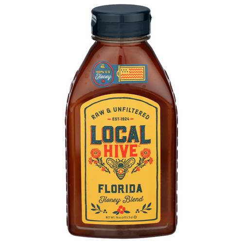 Local Hive Florida Raw Unfiltered Honey