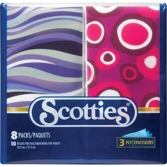Scotties Facial Tissue Pocket pack (8 units)