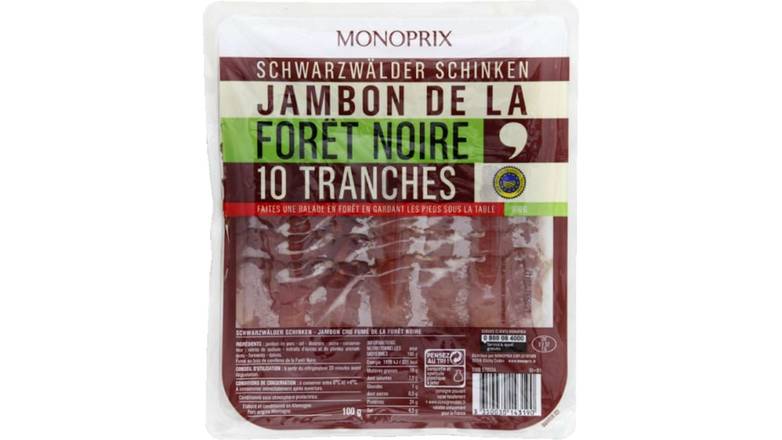 Monoprix Jambon de la Forêt Noire Le paquet de 100 g