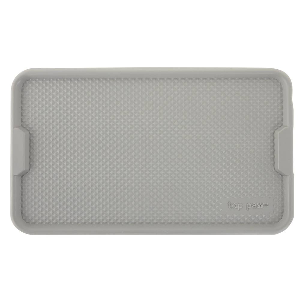 Top Paw® Grey Feeding Placemat (Color: Grey, Size: 22\"L X 13\"W)