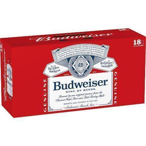 Budweiser 18 Pack 12oz Can