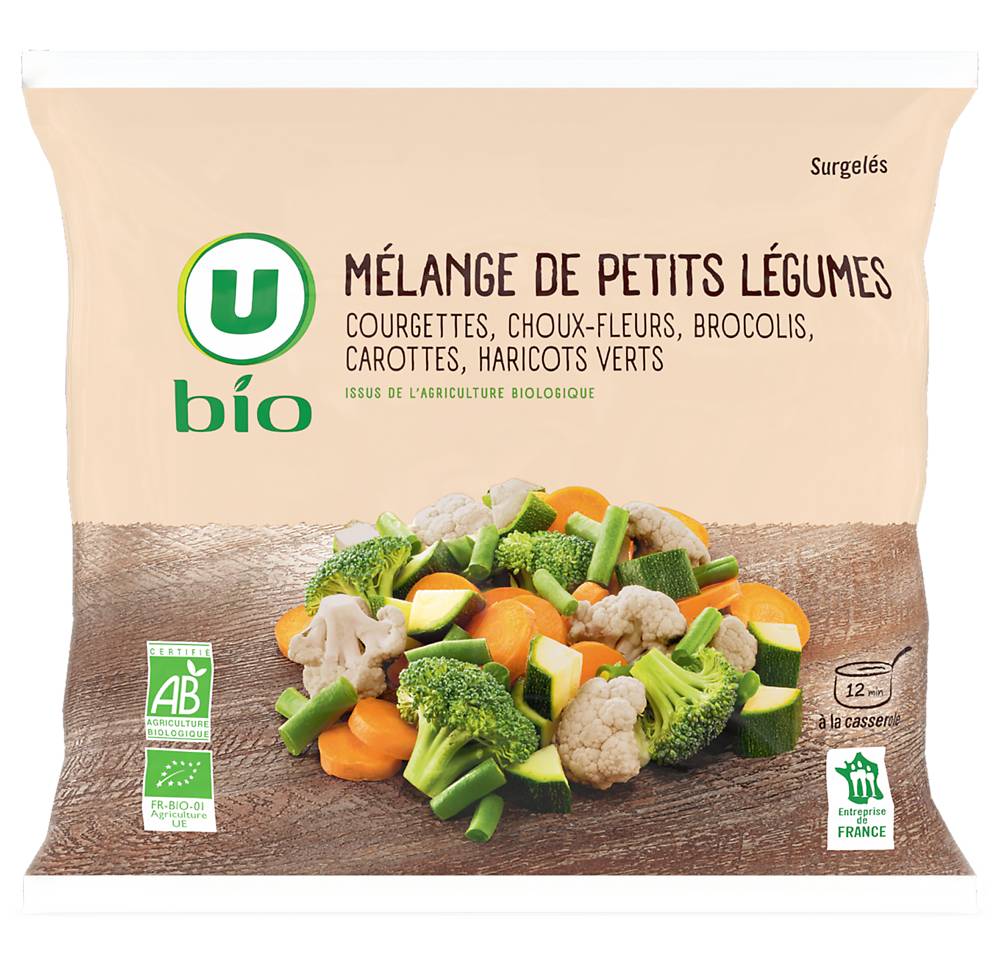 U Bio - Poêlée de petits légumes (600g)