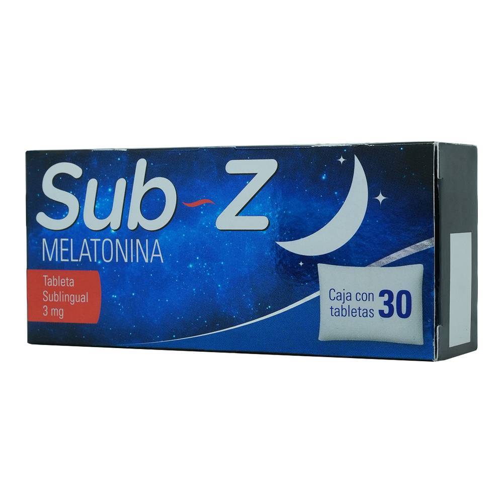 Medix sub z melatonina tabletas 3 mg (30 piezas)