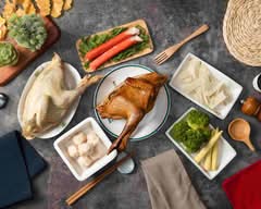 吃雞享瘦鹽水雞 蔬食