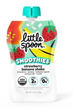 Little Spoon Organic Kids' Smoothie, Strawberry Banana (4 oz)