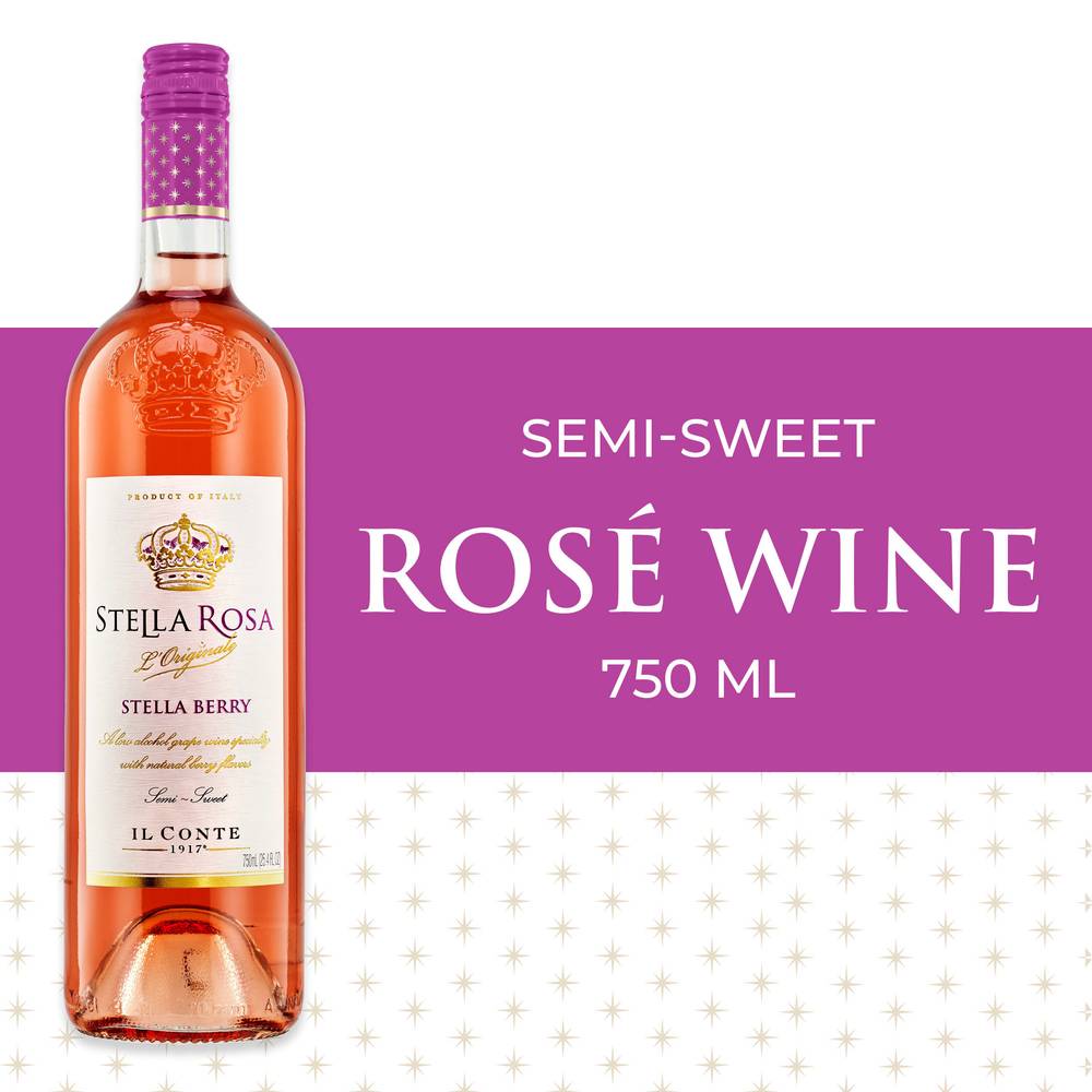 Stella Rosa Semi Sweet Berry Red Wine (750 ml)