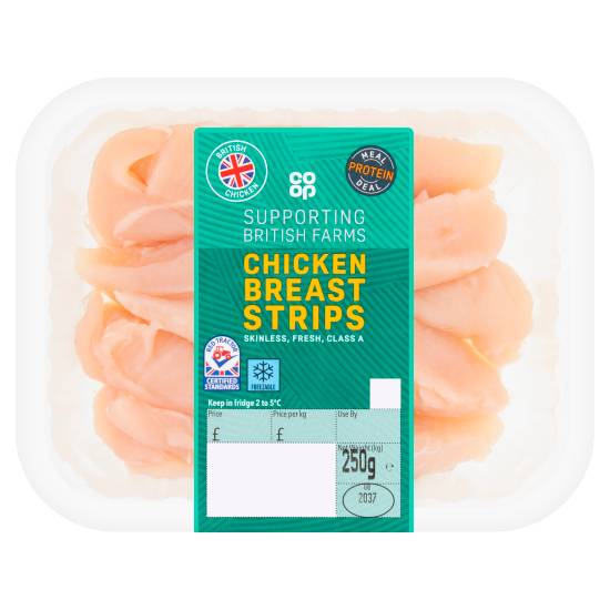 Co-op Chicken Breast Strips (250g)