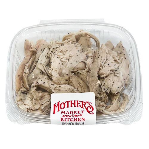 Pulled Chicken Mother's Market approx 0.5 lbs; price per lb