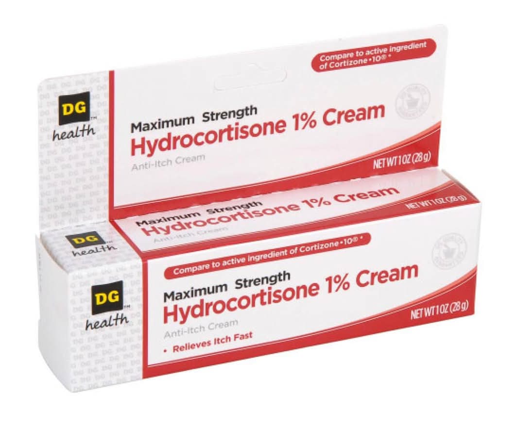 Dg Health Maximum Strength Hydrocortisone 1% Cream 1 Ct