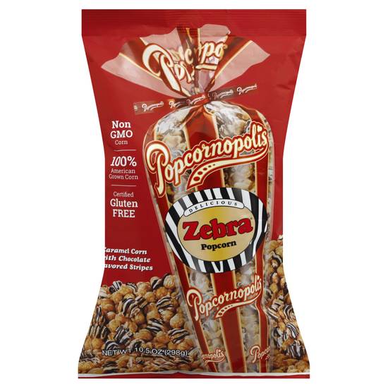 Popcornopolis Zebra Popcorn (10.5 oz)