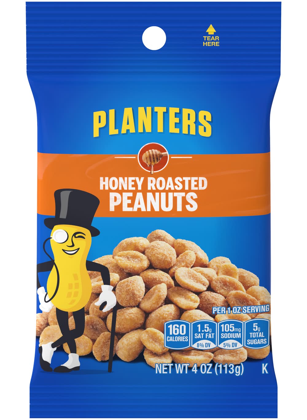 Planters Honey Roasted Peanuts (4 oz)