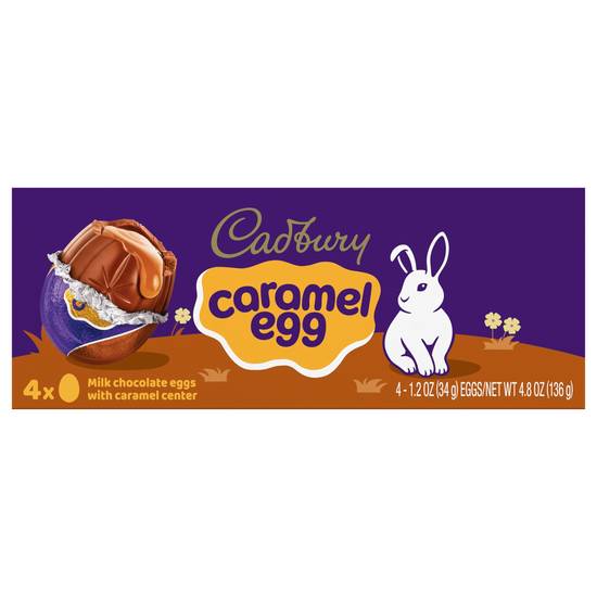 Cadbury Caramel Center Eggs Milk Chocolate (4 ct)