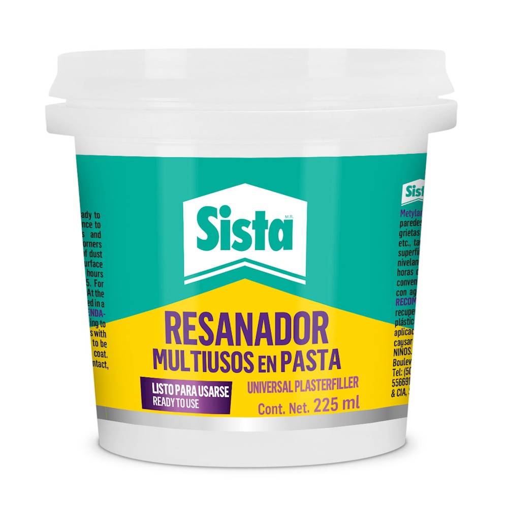 Sista · Resanador multiusos en pasta, blanco