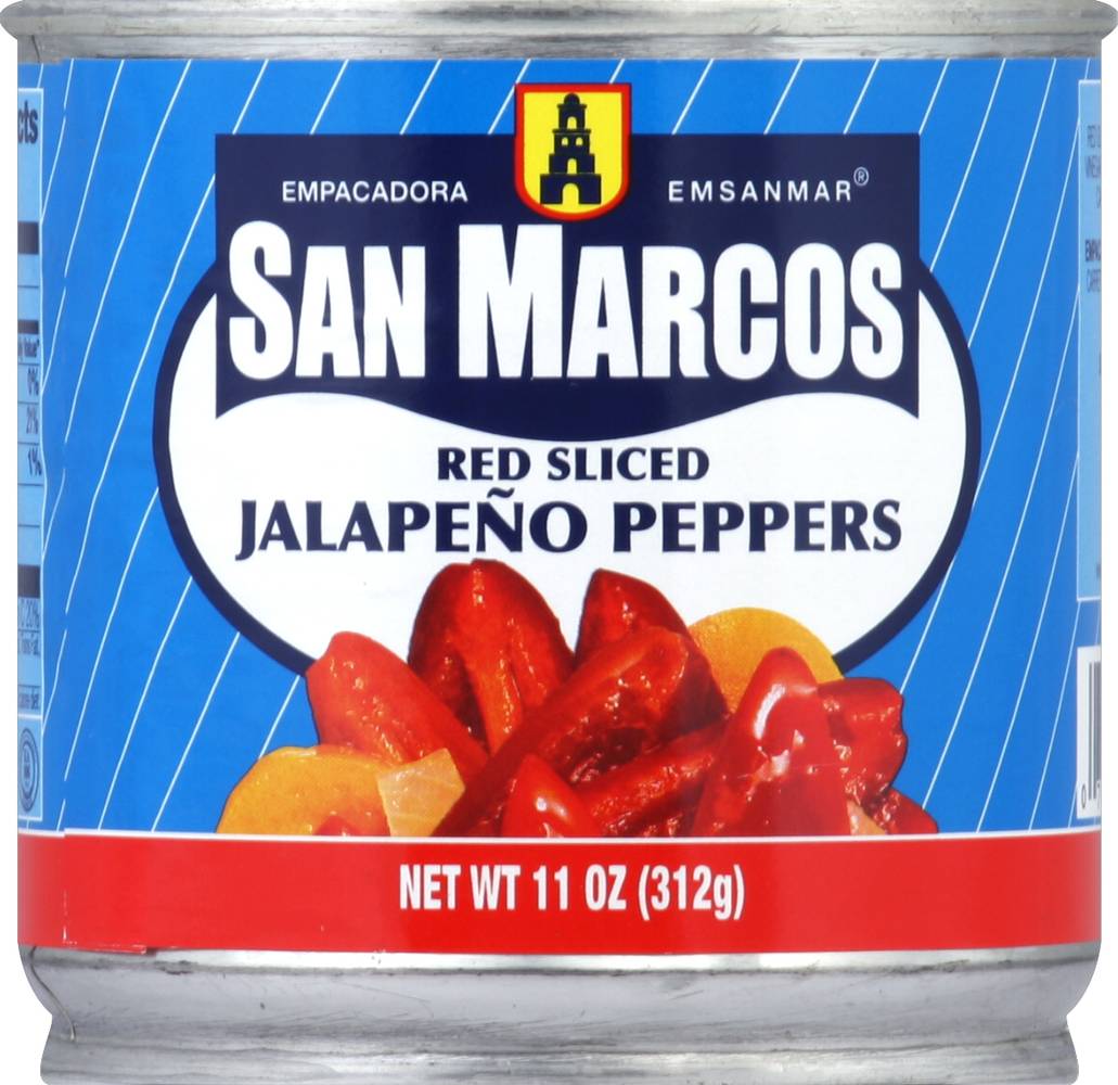 San Marcos Red Sliced Jalapeno Peppers (11 oz)