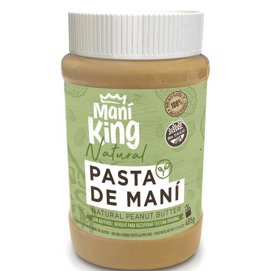 King - Pasta o mantequilla de mani - Tarro 485grs