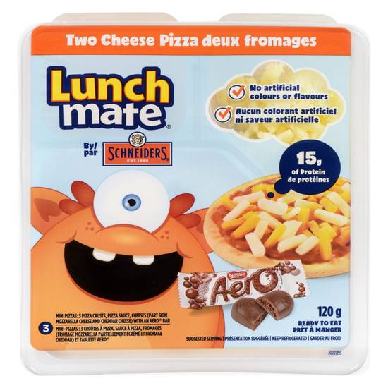 Schneiders Lunch Mate Two Cheese Pizza Kit (120 g)