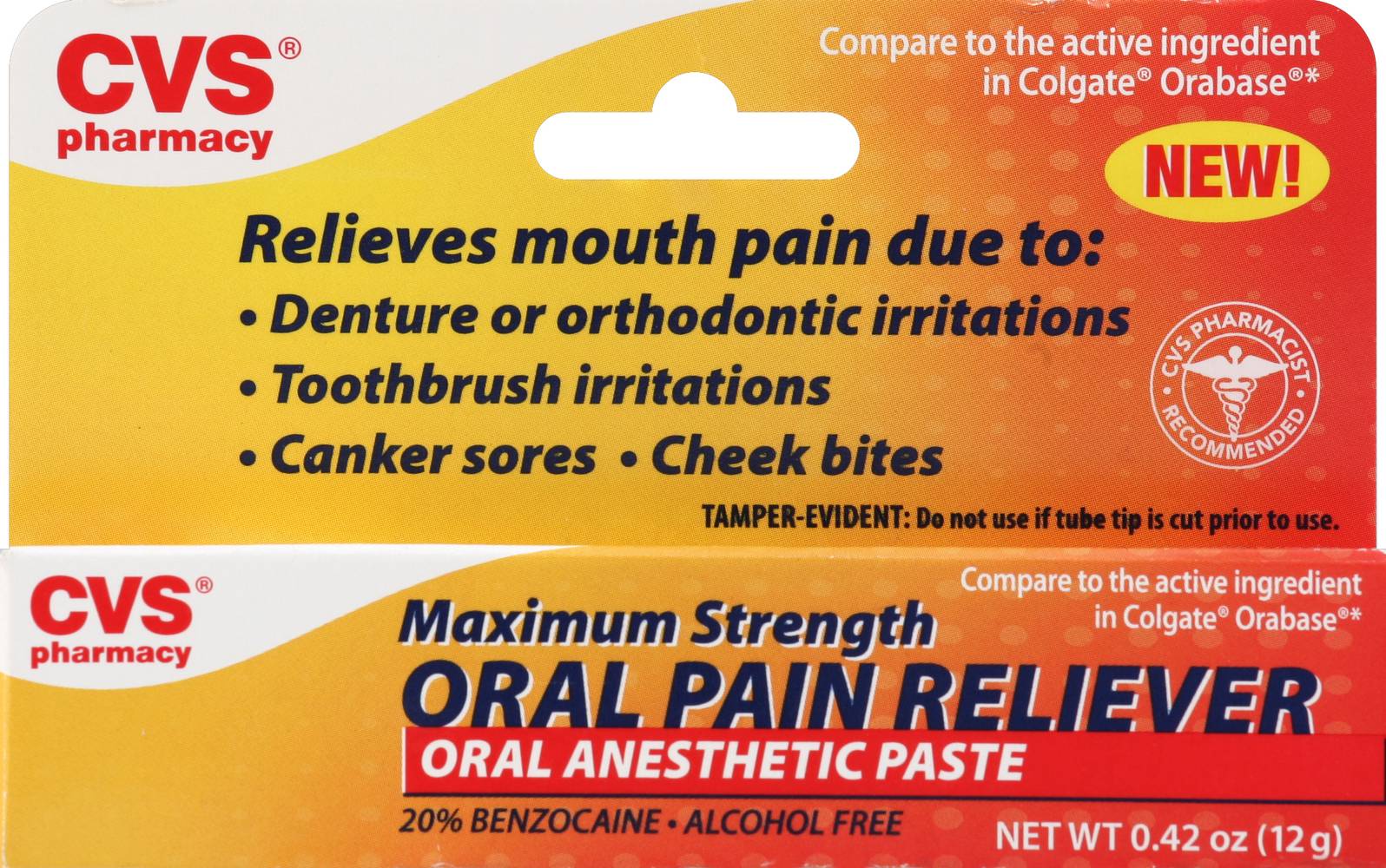 CVS Pharmacy Oral Pain Reliever (0.42 oz)