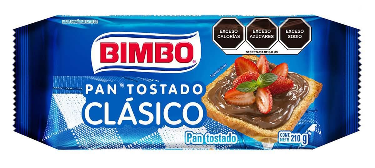 Bimbo · Pan tostado clásico (210 g)