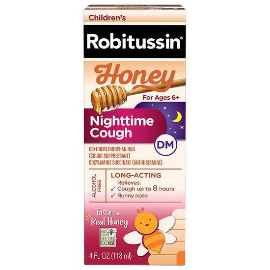 Robitussin Children's Honey Nighttime Cough Dm (4 fl oz)