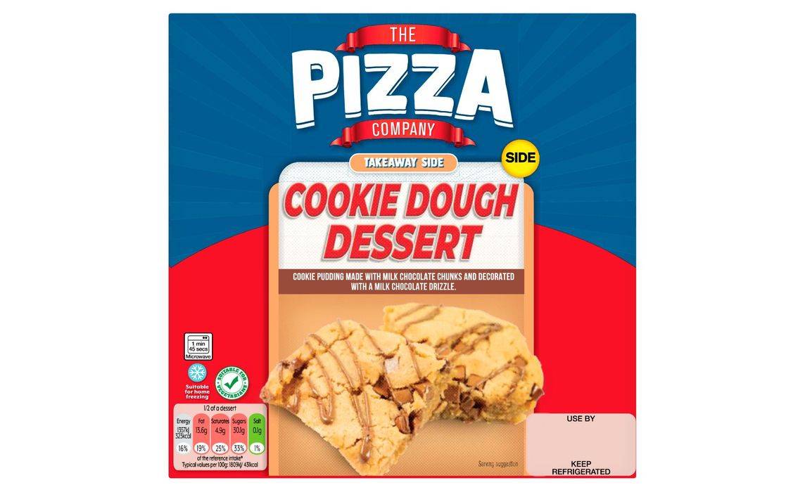 The Pizza Company Takeaway Side Cookie Dough Dessert 150g (405934)